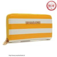 michael kors jet set striped zip klein geel wit portefeuilles Store Hoenzadriel byune971